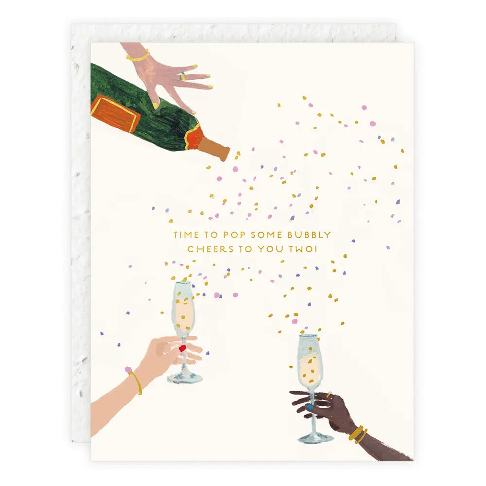 Pop Some Bubbly | Wedding & Engagement Card
