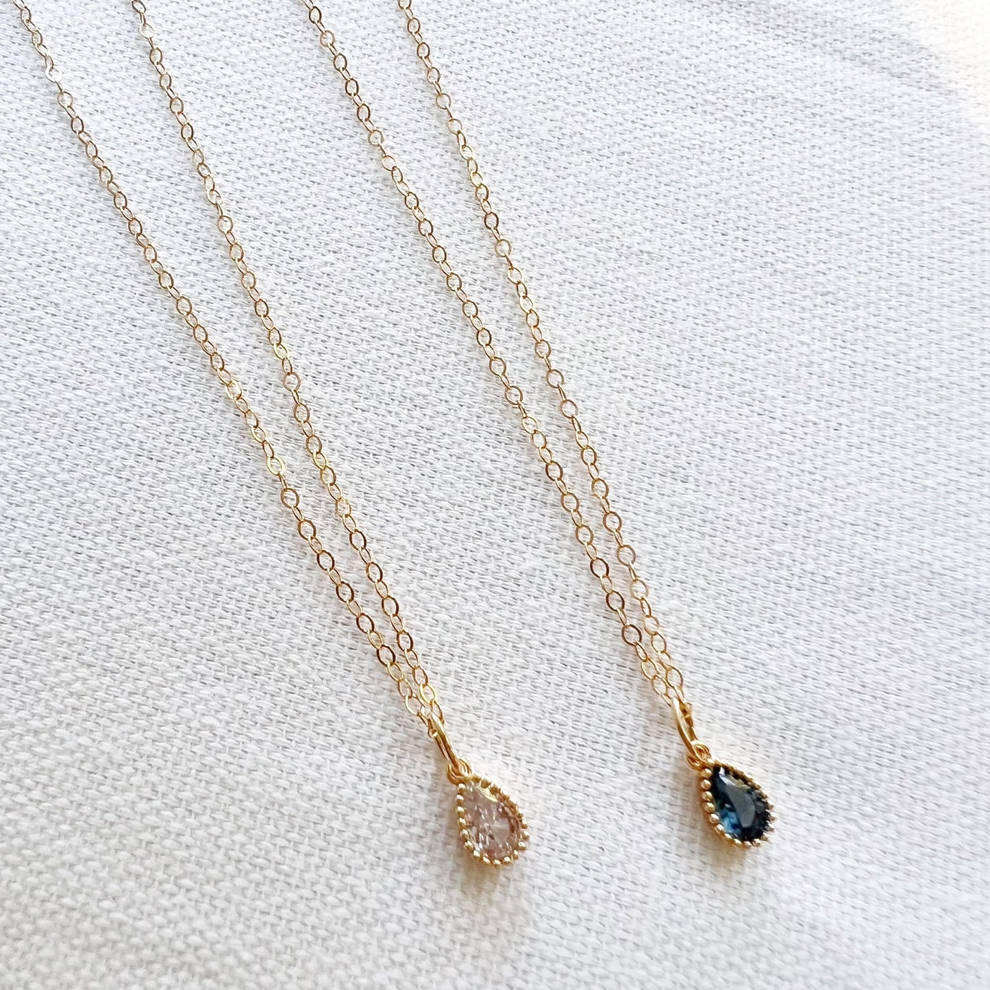 Rain Petite Cz Necklace