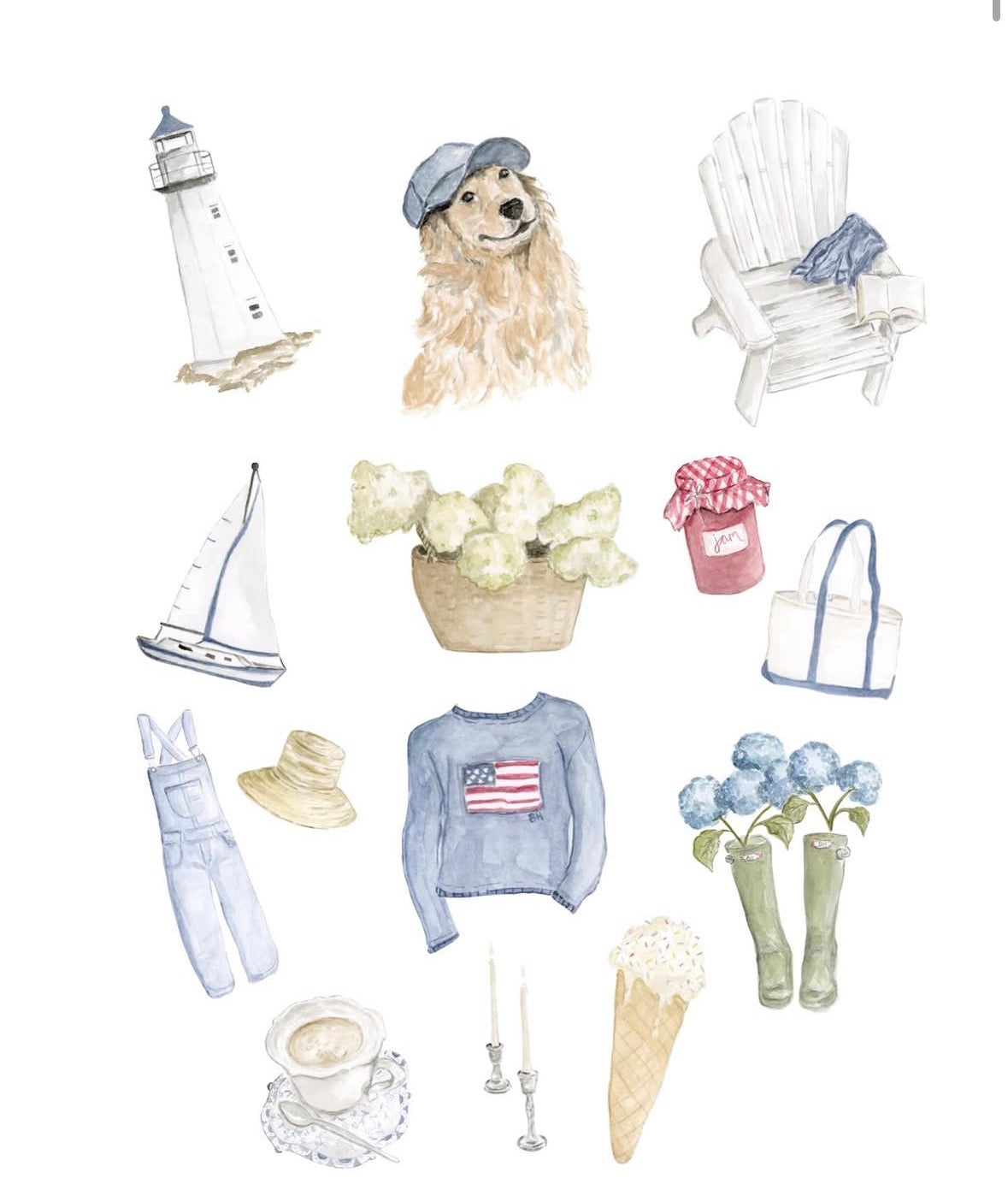 The Blue Hydrangea Watercolor Workbook