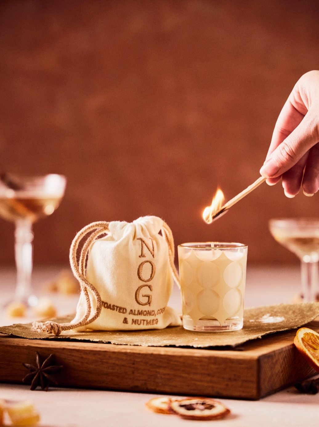 Rewined Nog Holiday Candle 2.5 oz