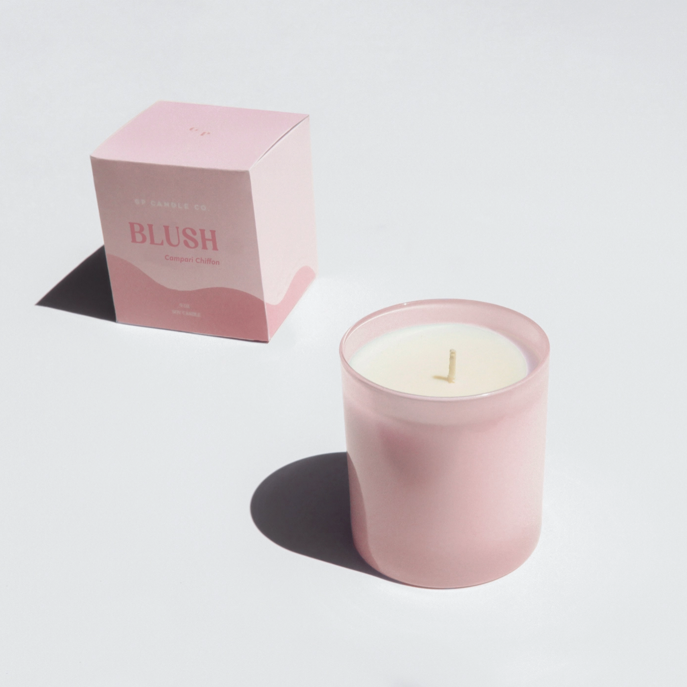 Blush 9 oz. Hue Candle (Campari Chiffon)