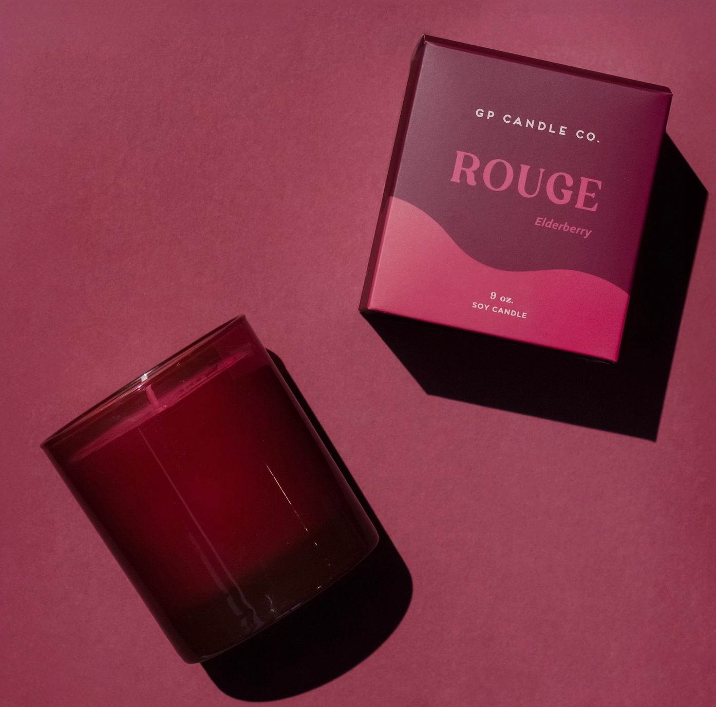 Rouge 9 oz. Hue Candle (Elderberry)