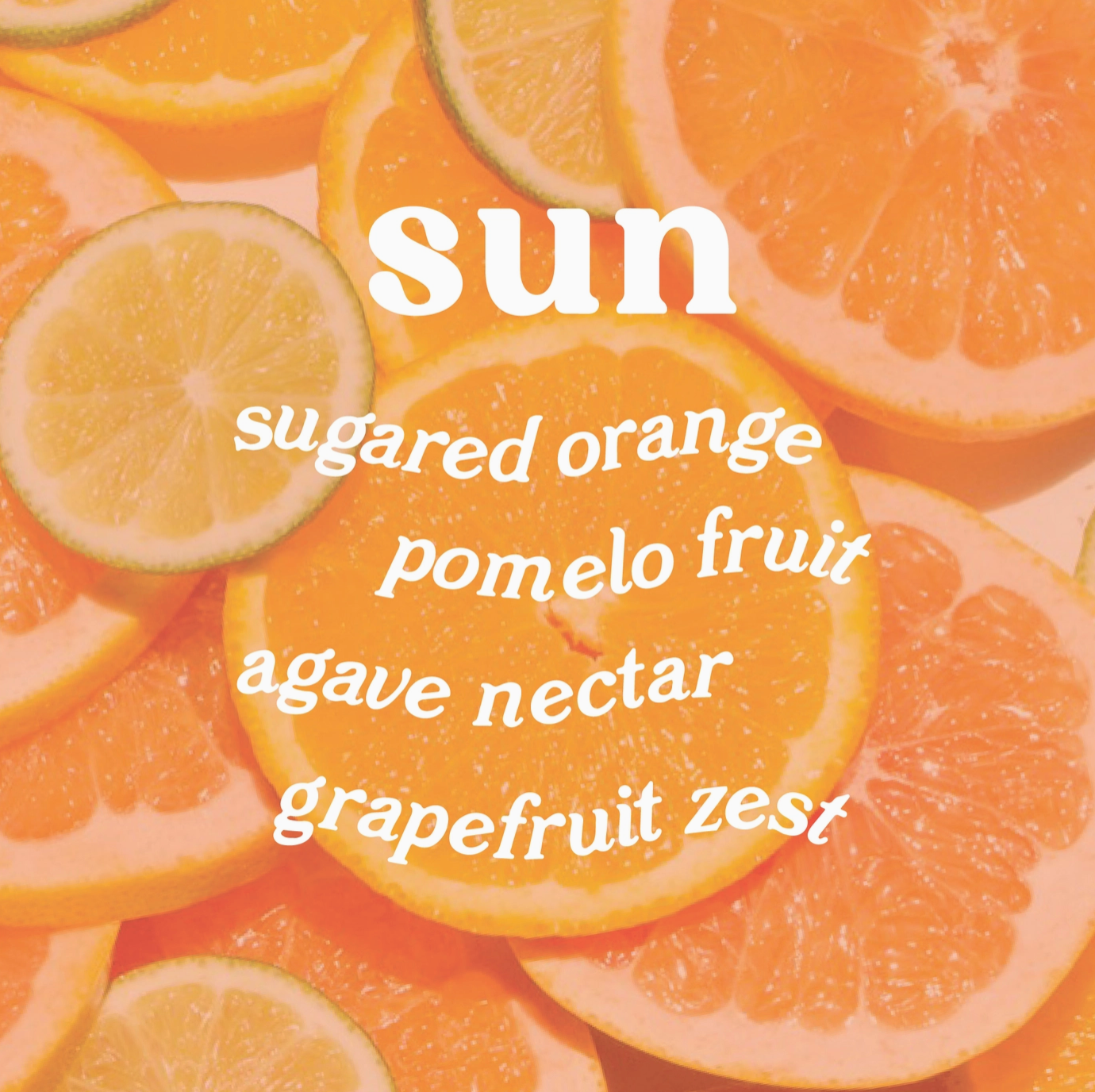 Sun 9 oz. Hue Candle (Sparkling Citrus)