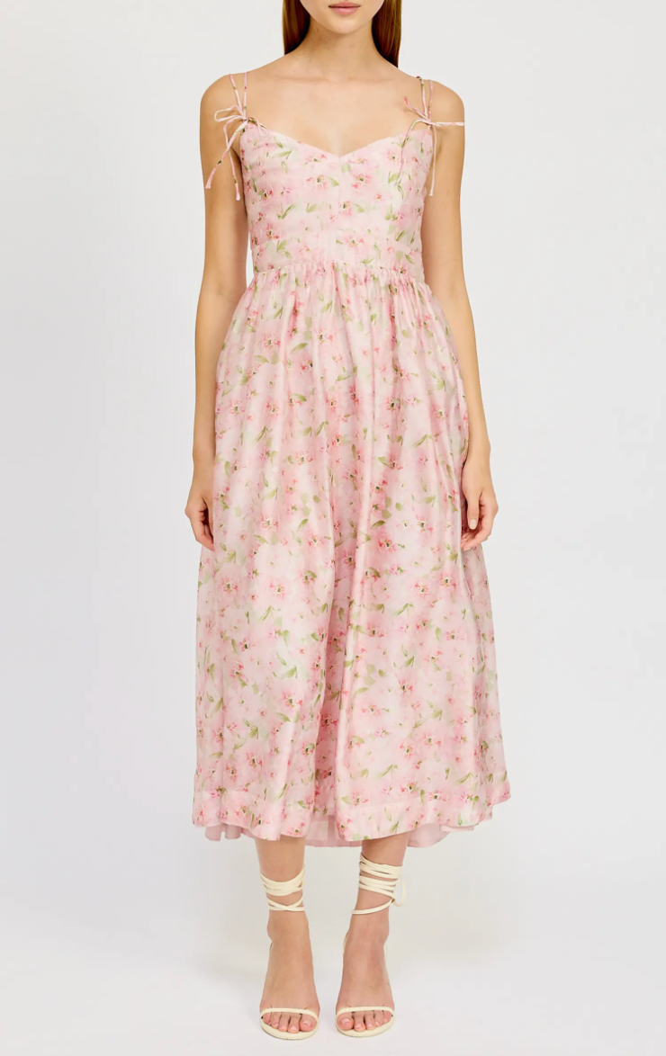 Josette Floral Midi Dress