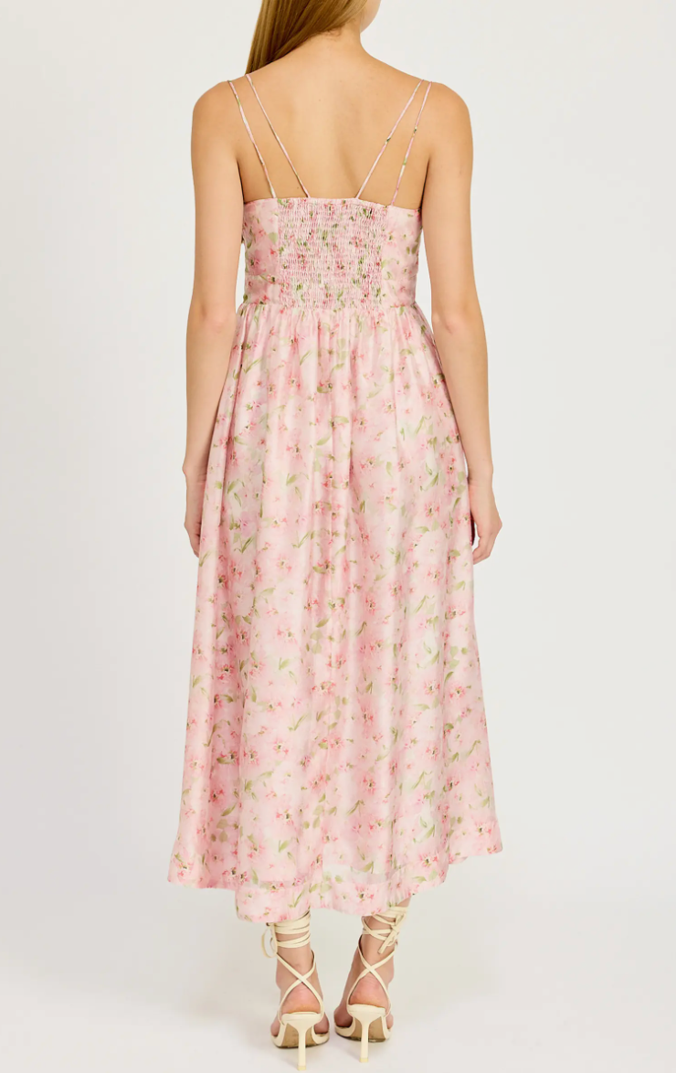 Josette Floral Midi Dress