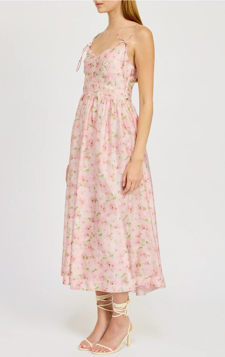 Josette Floral Midi Dress