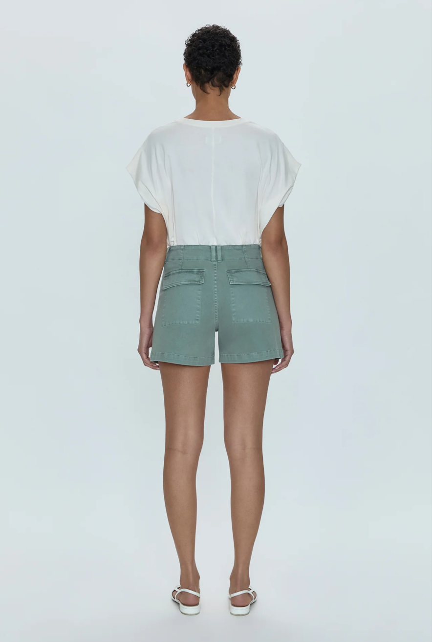 Marissa High Rise Utility Short - Bluff