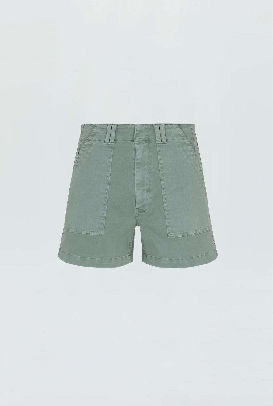 Marissa High Rise Utility Short - Bluff