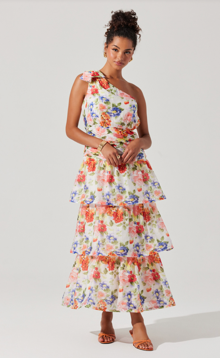 Natali One Shoulder Maxi Dress