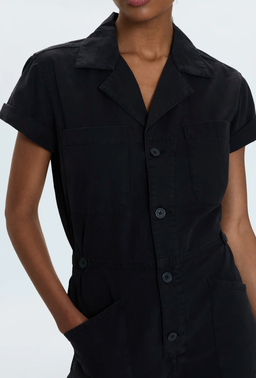 Parker Romper - Fade To Black
