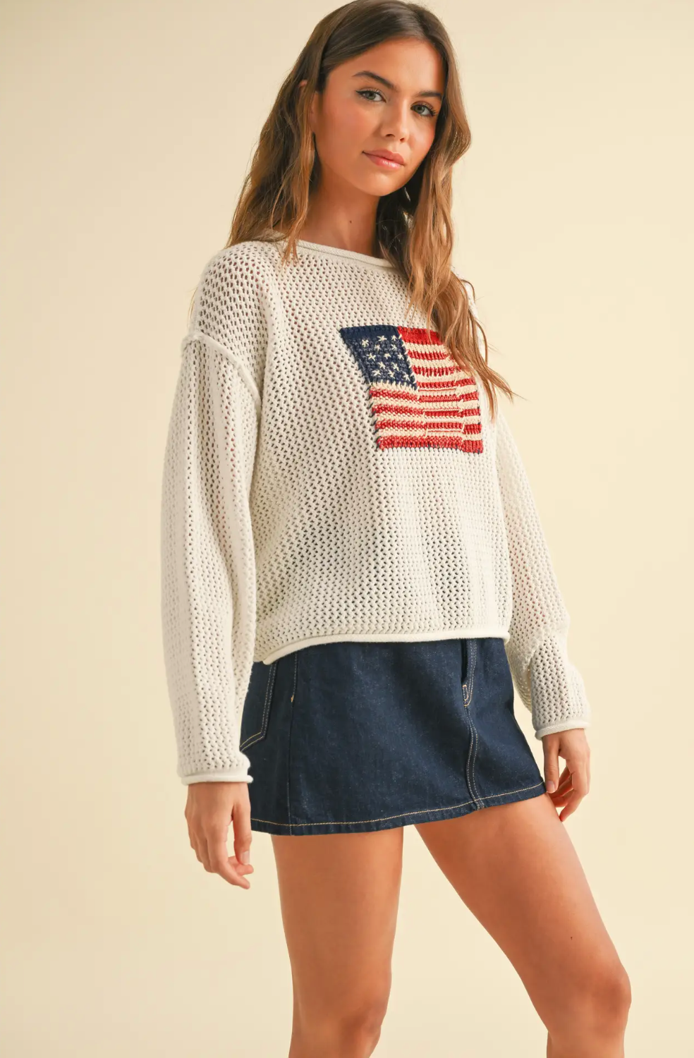 White Flag Sweater