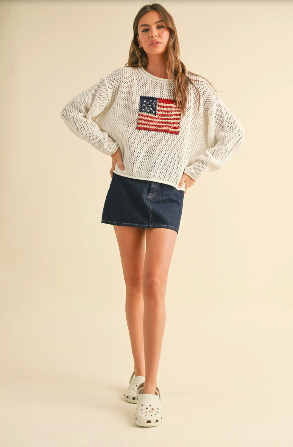 White Flag Sweater