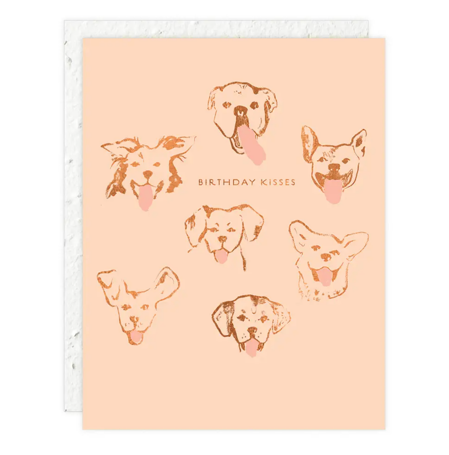 Dog Kisses - Birthday Card