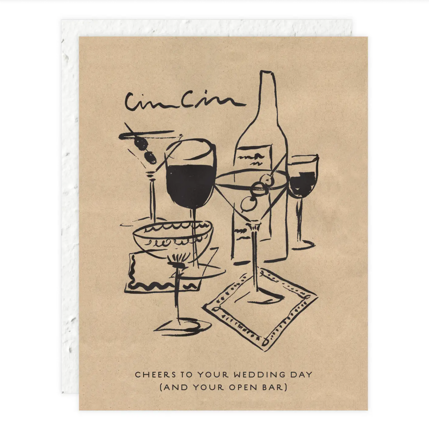 Cin Cin - Wedding Card