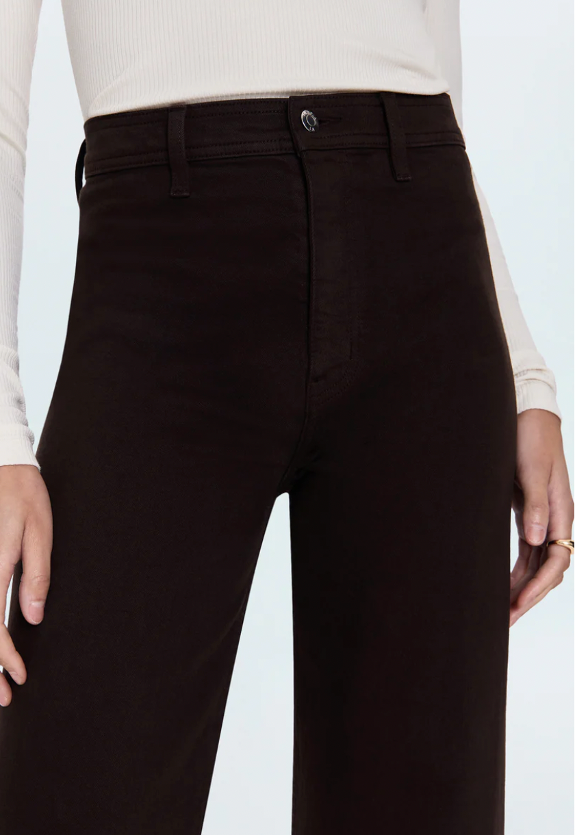 PENNY HIGH RISE WIDE LEG - MOCHA