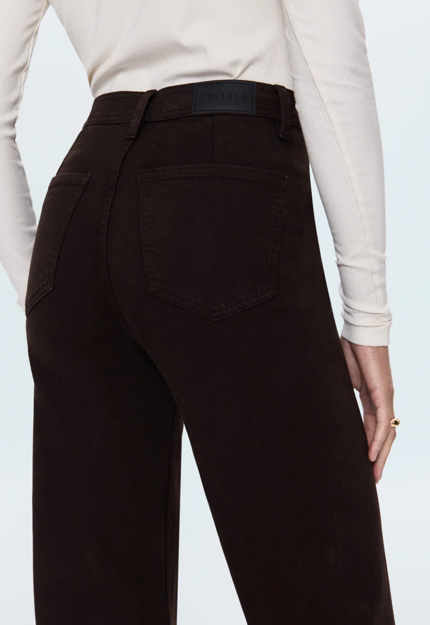 PENNY HIGH RISE WIDE LEG - MOCHA