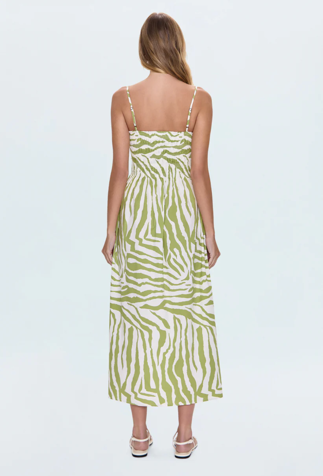 Bianca Safari Lime Bodice Dress