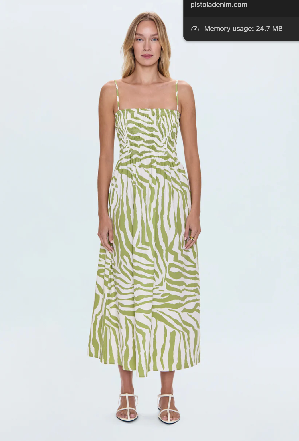 Bianca Safari Lime Bodice Dress