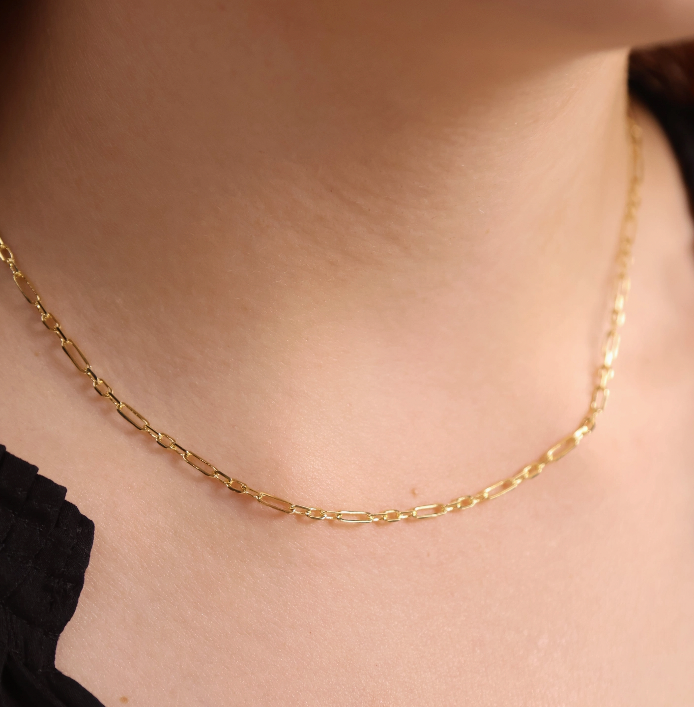 16 Inch Mixed Paperclip Chain