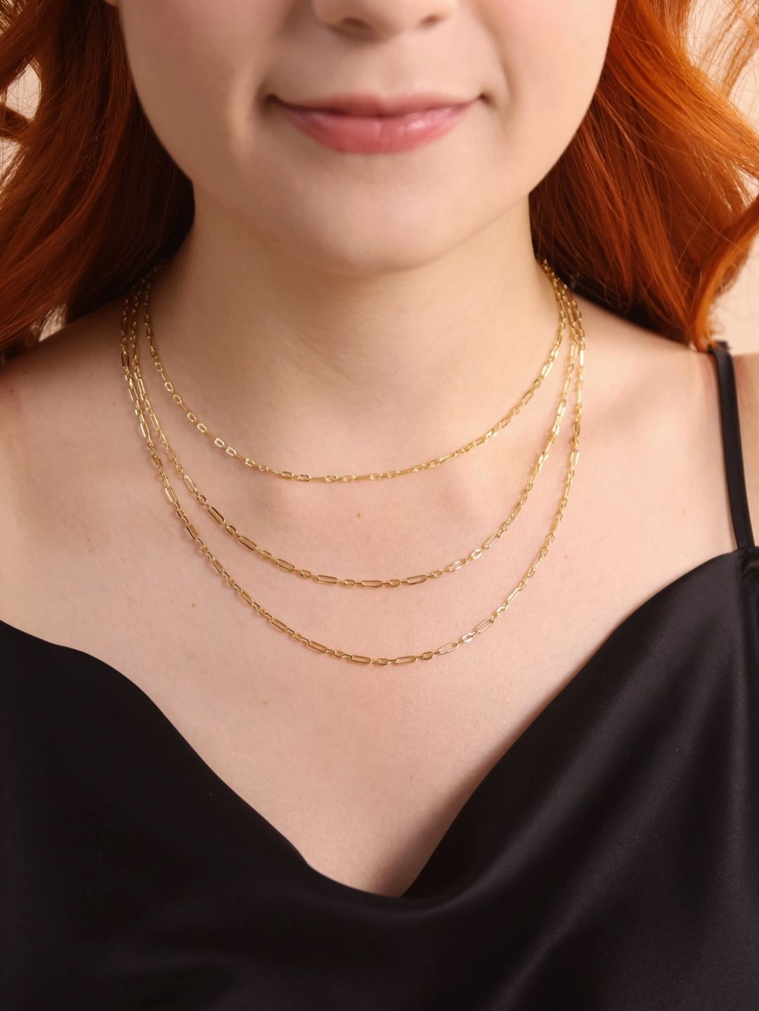 16 Inch Mixed Paperclip Chain
