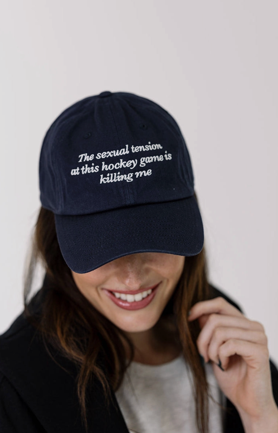 Hockey Game Hat in Royal Blue