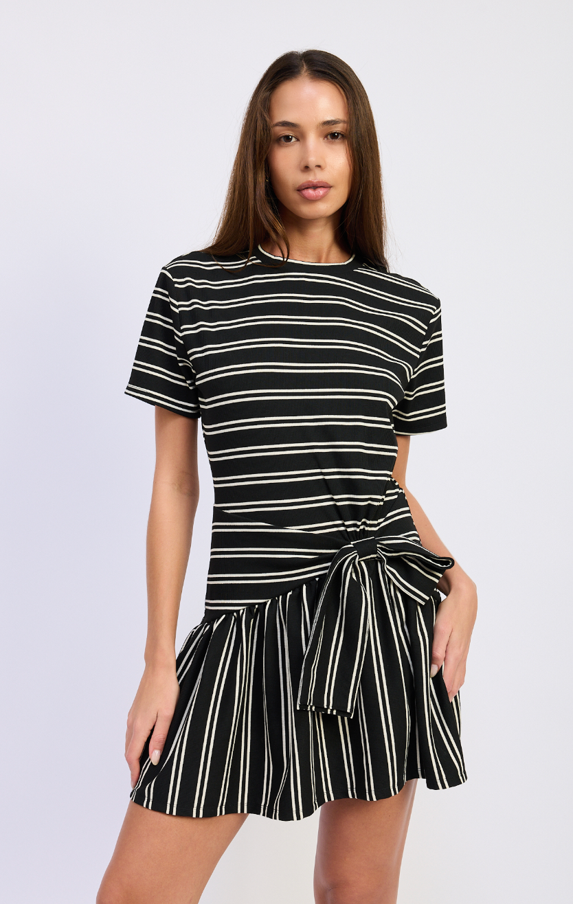 Black Ivory Cara T-Shirt Mini Dress