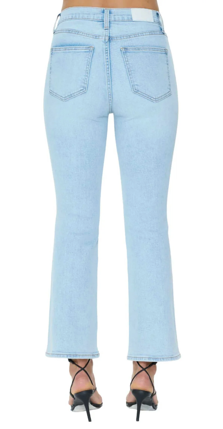 Lennon High Rise Crop Boot Jean - Cherish