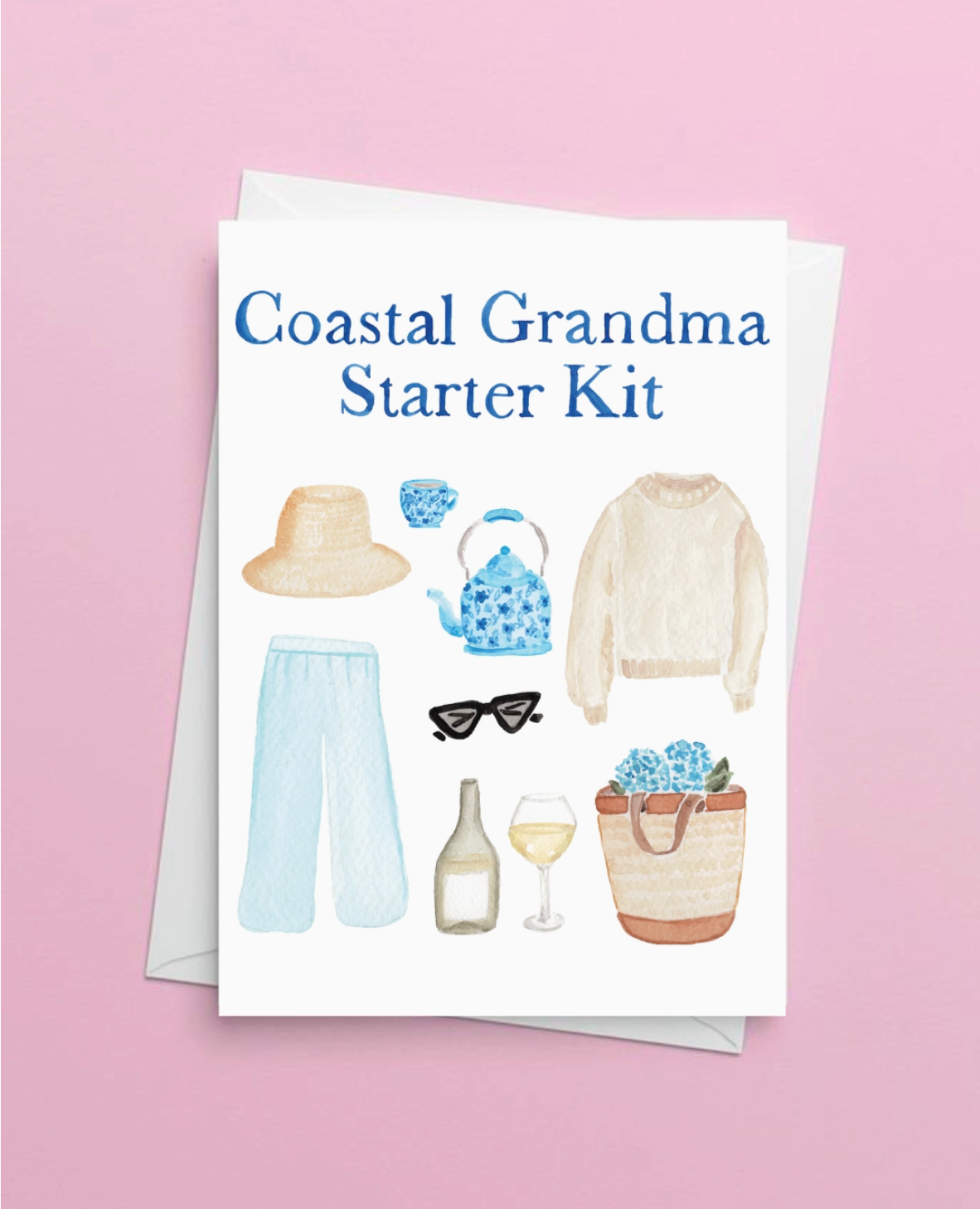 Coastal Grandma Starter Kit Greeting Card