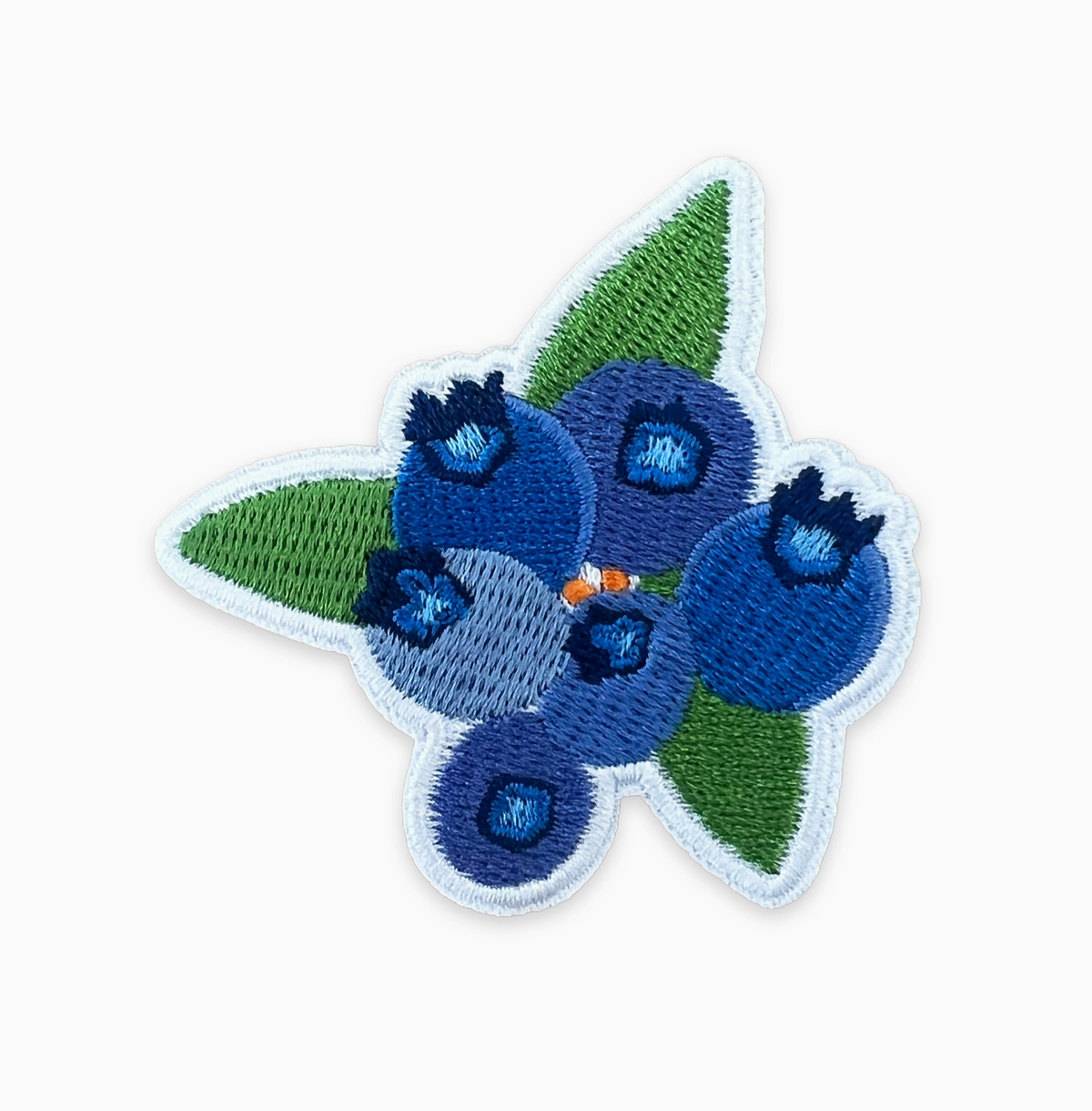Blueberry Iron-On Patch