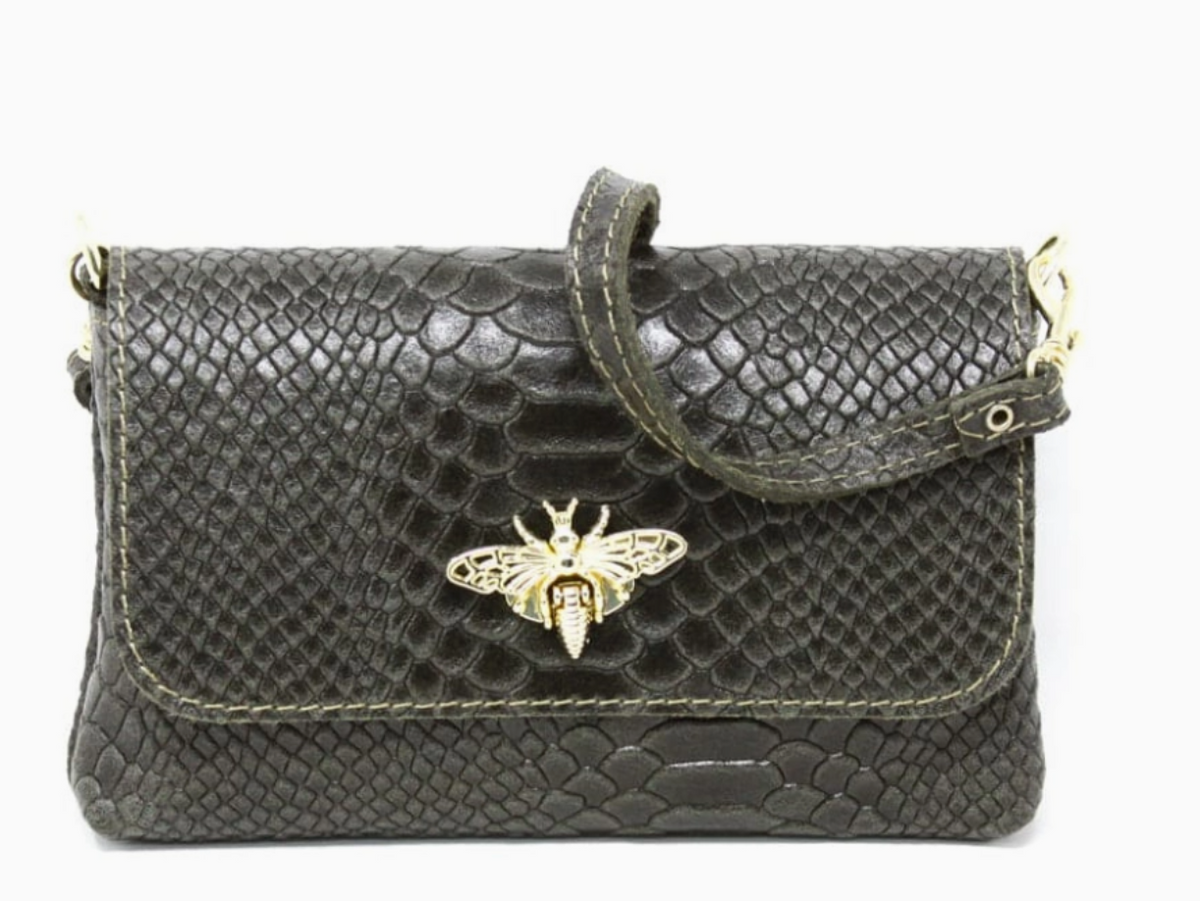 Dark Olive Maya Bumblebee Crossbody Bag
