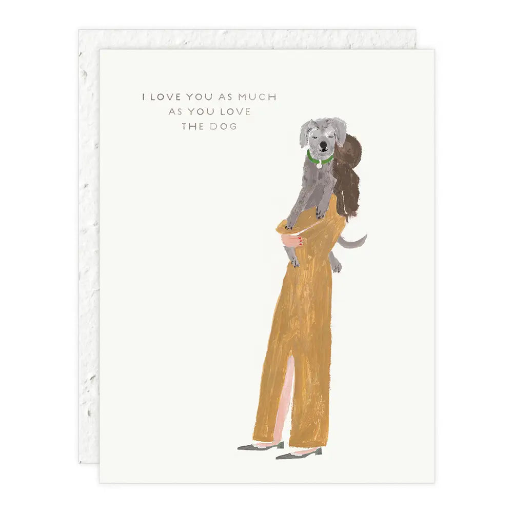 Girl & Dog - Friendship Card