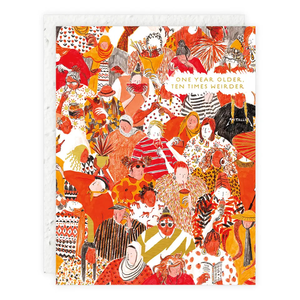 Ten Times Weirder - Birthday Card