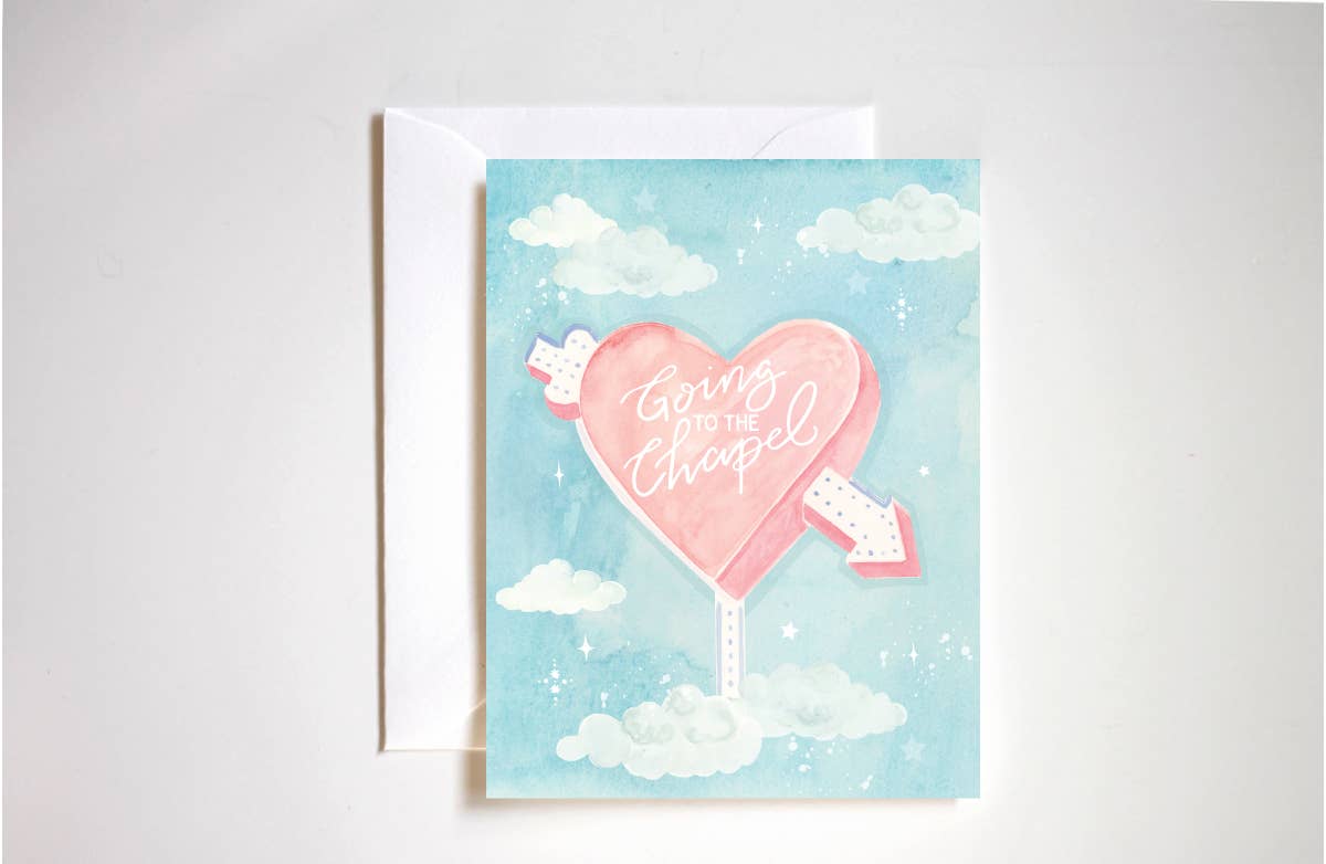 Going to the chapel wedding card