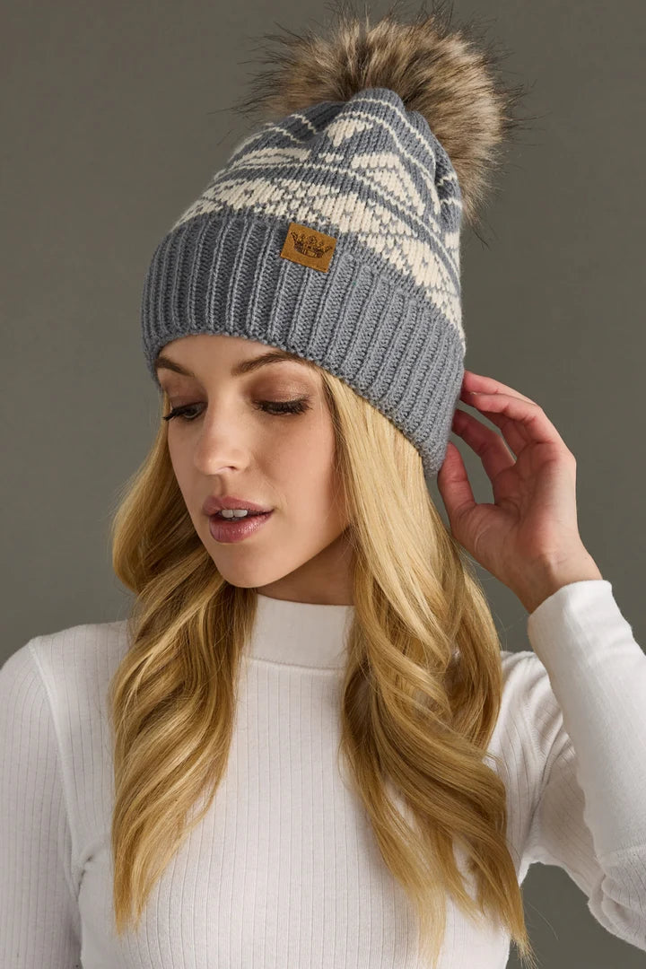 Stay Young Pom Hat - Gray