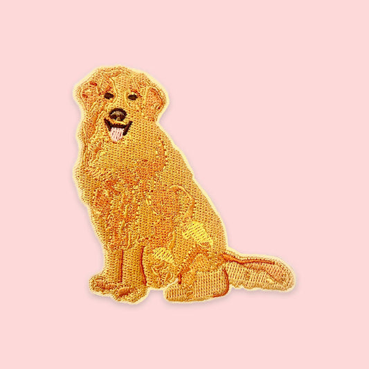 Golden Retriever Iron-On Patch