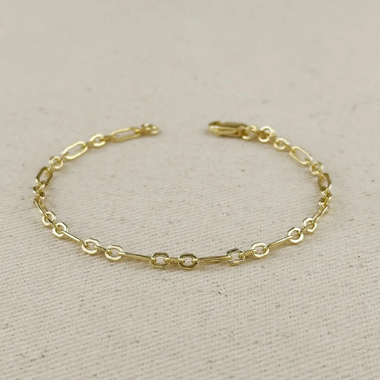 Mixed Paperclip Bracelet