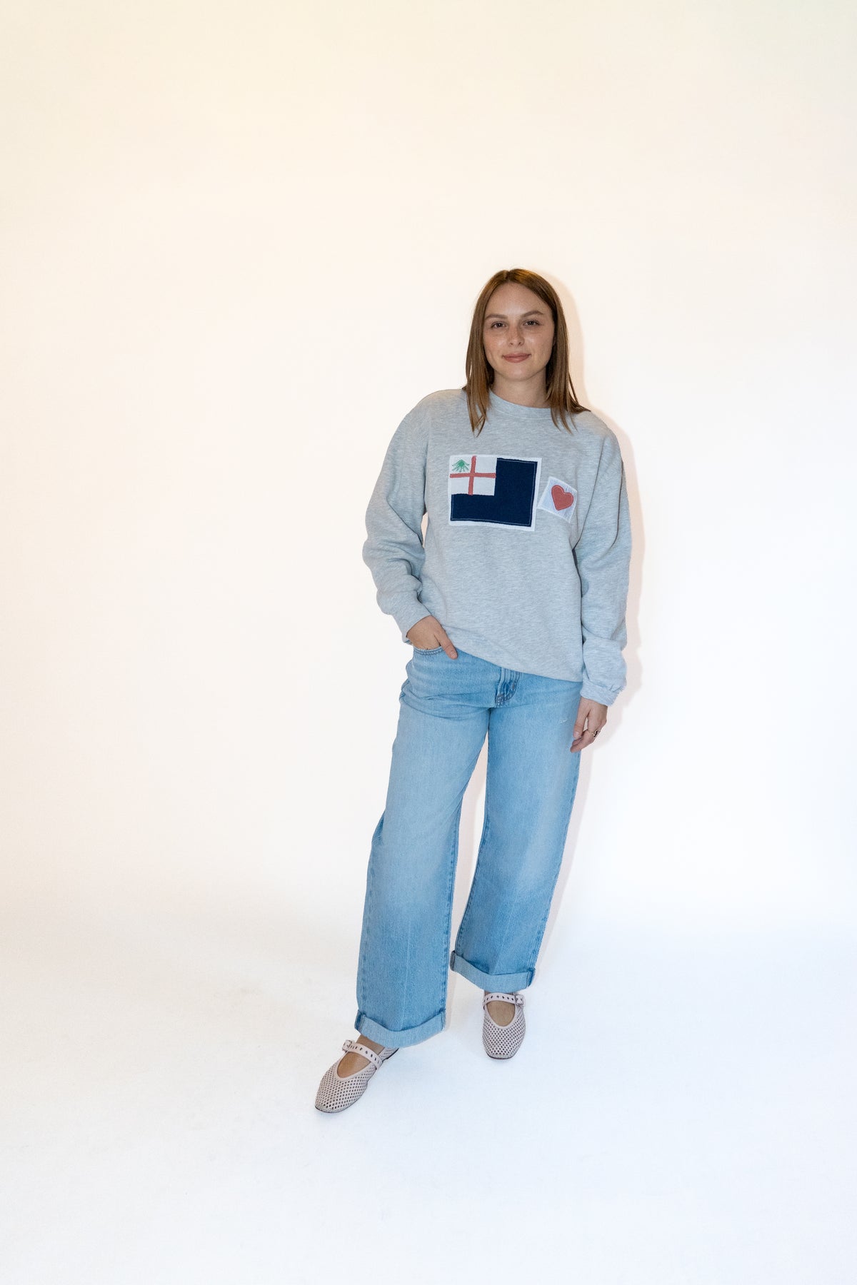 Gray Charlestown One-Of-A-Kind Sweatshirt