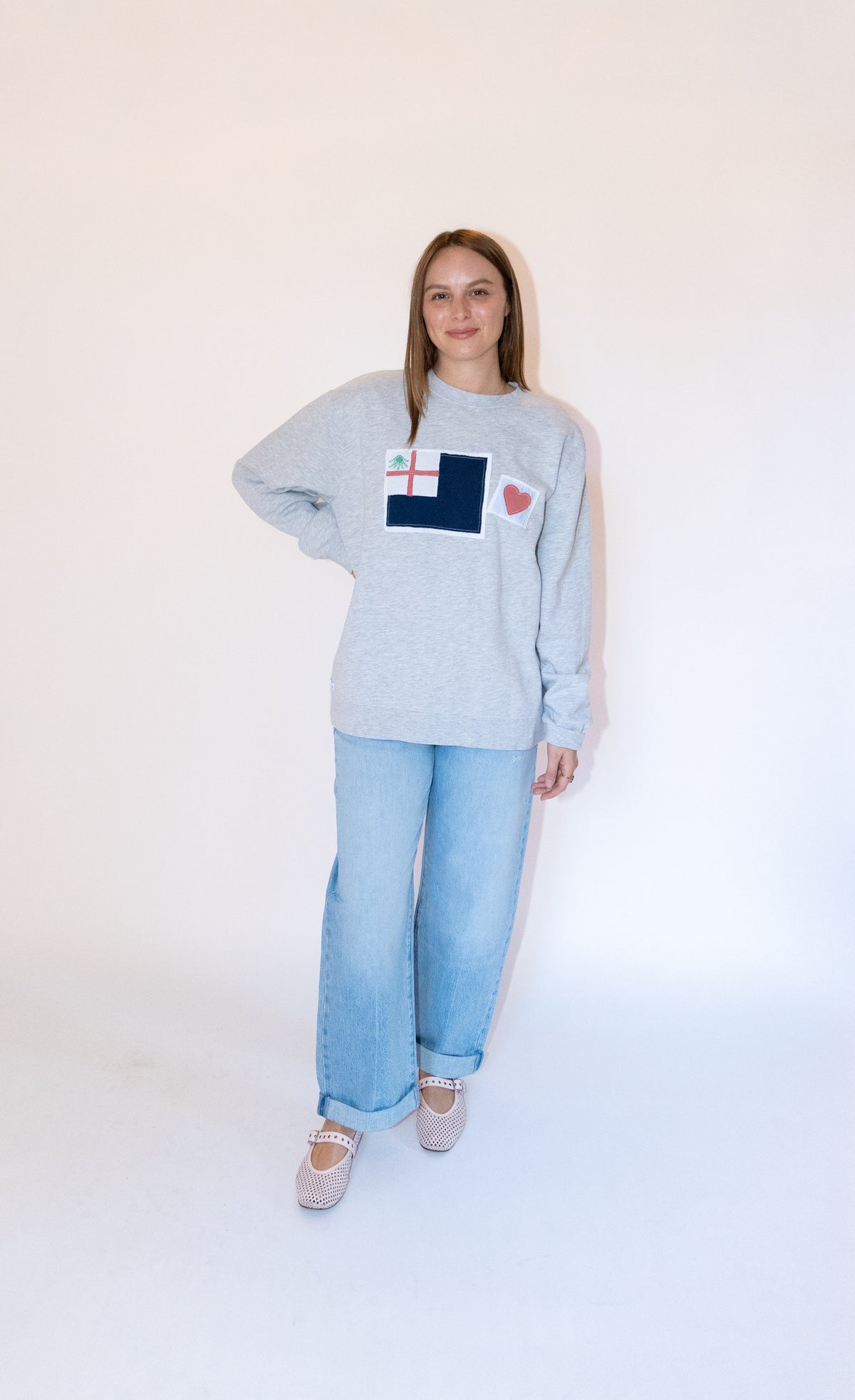 Gray Charlestown One-Of-A-Kind Sweatshirt