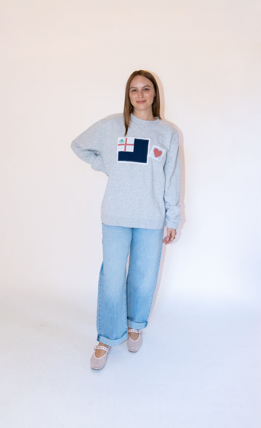 Gray Charlestown One-Of-A-Kind Sweatshirt