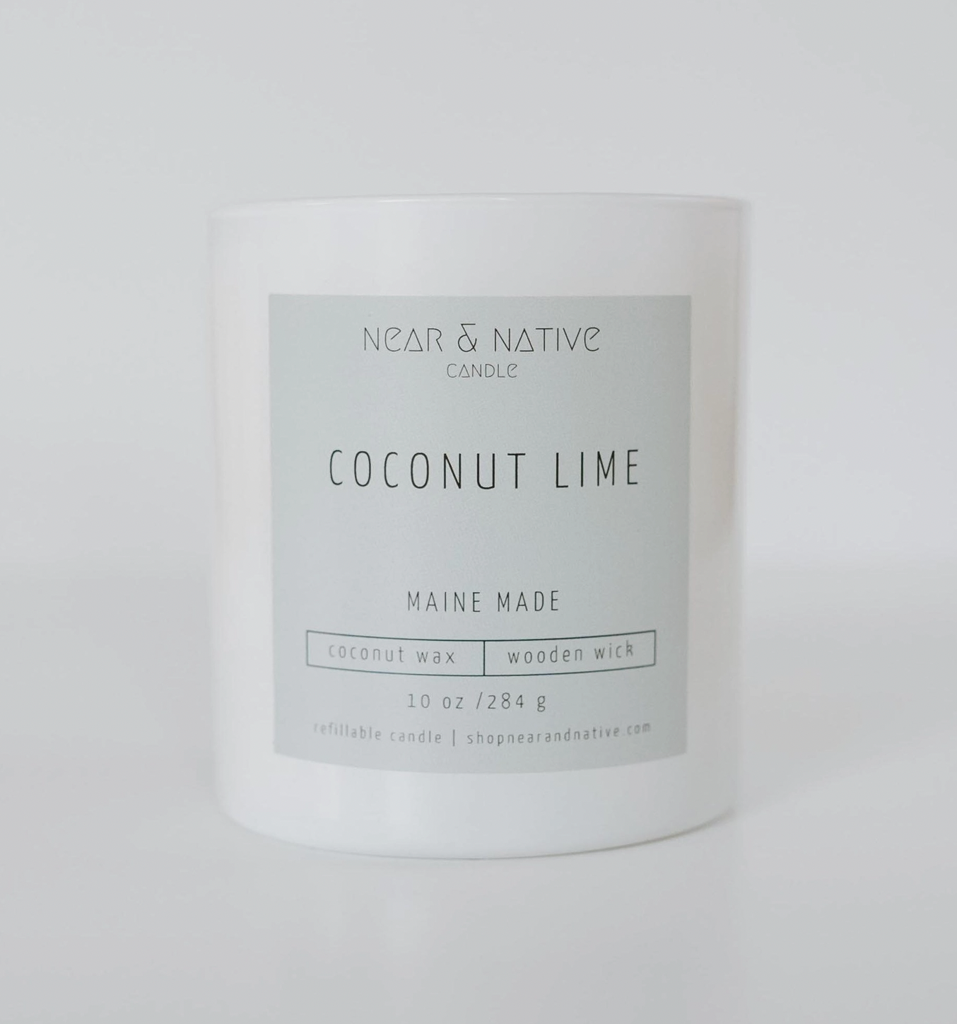 Coconut Lime Wood Wick Candle