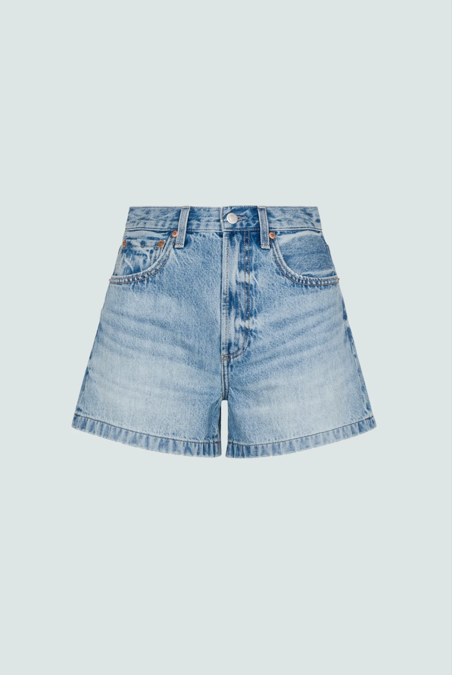 SAIGE HIGH RISE SHORT - FRENCH RIVIERA