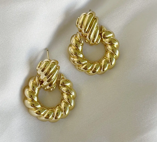 Old City Croissant Gold Filled Earrings