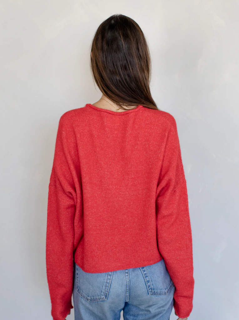 Red Piper Cardigan