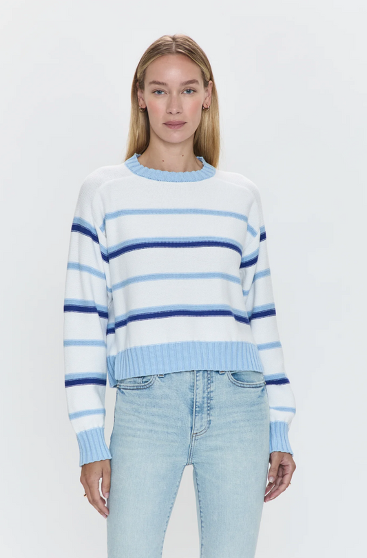 Adina Sweater - Pacific Stripe