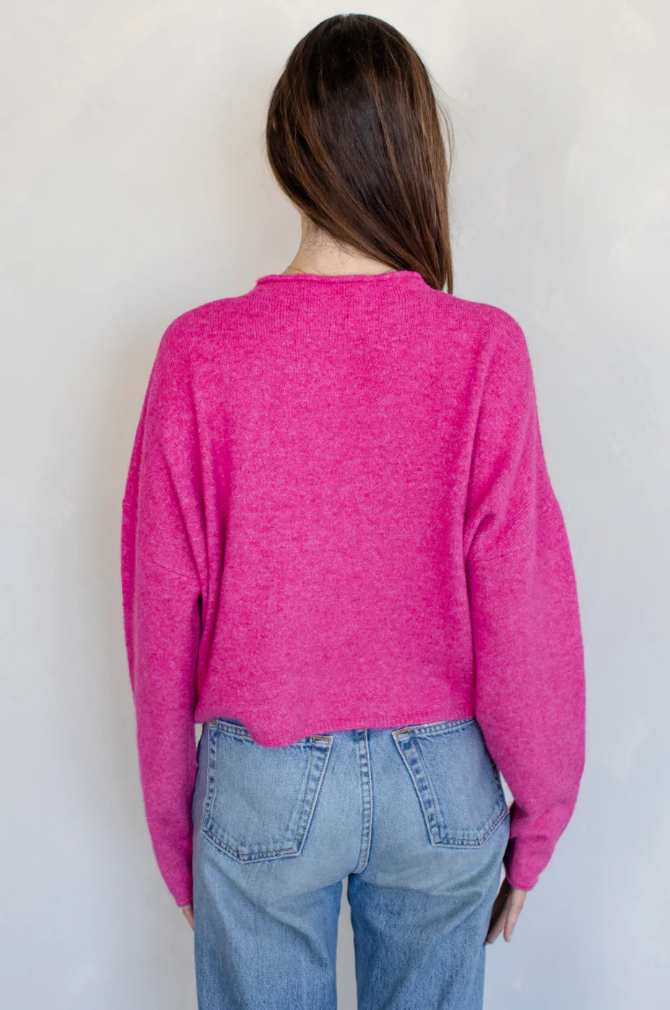 Fuchsia Piper Cardigan