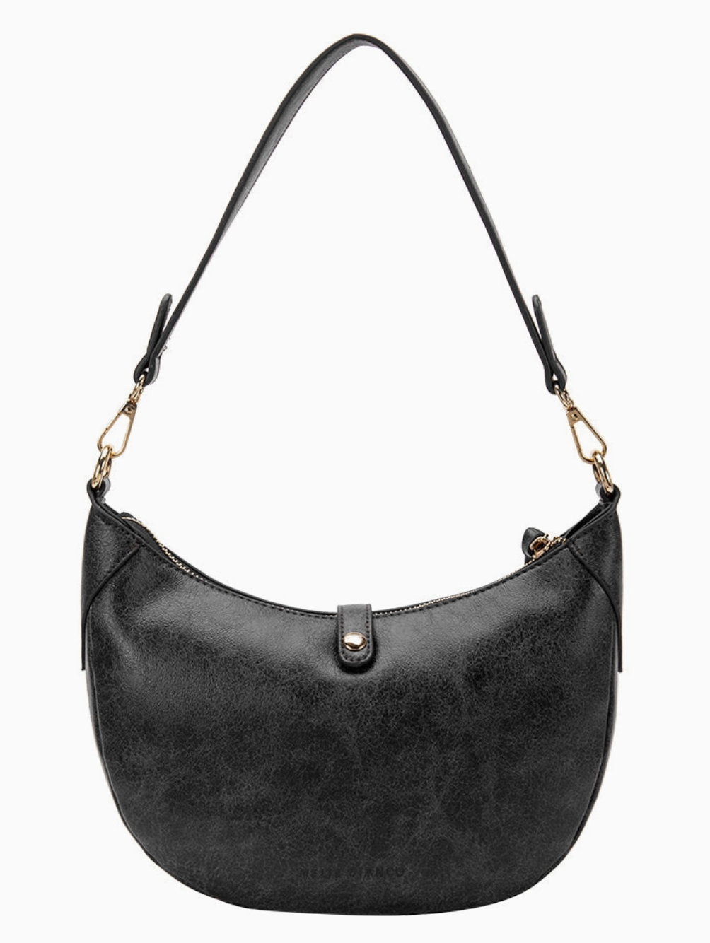 Maeve Black Recycled Vegan Shoulder Bag