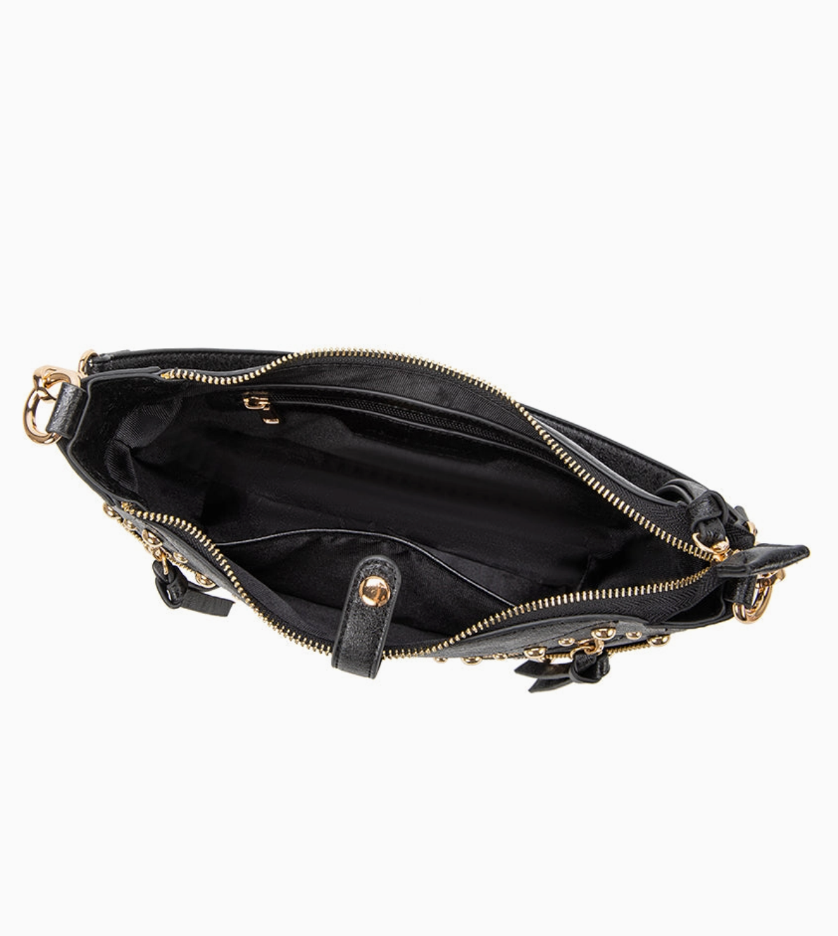 Maeve Black Recycled Vegan Shoulder Bag