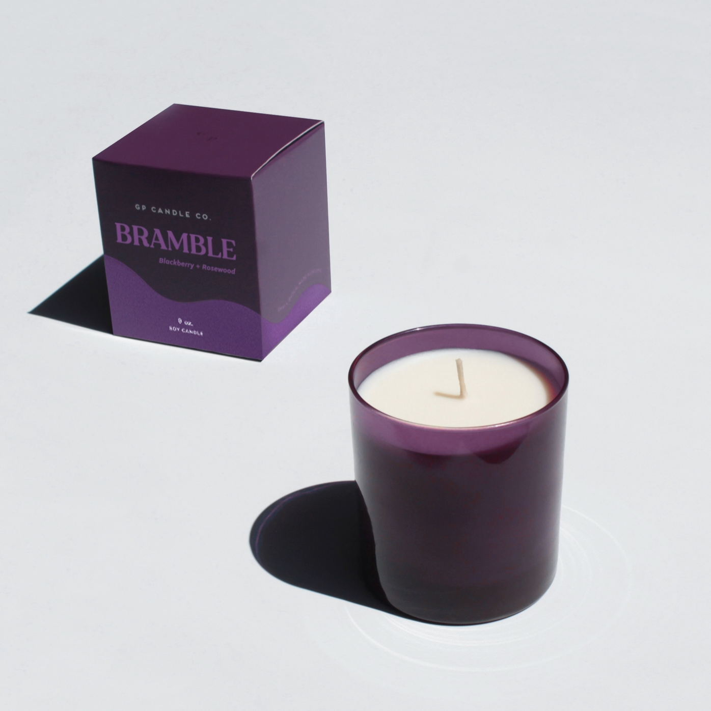 Bramble 9 oz. Hue Candle (Blackberry + Rosewood)