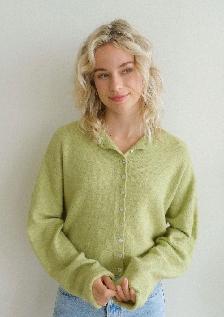 Lemongrass Piper Cardigan