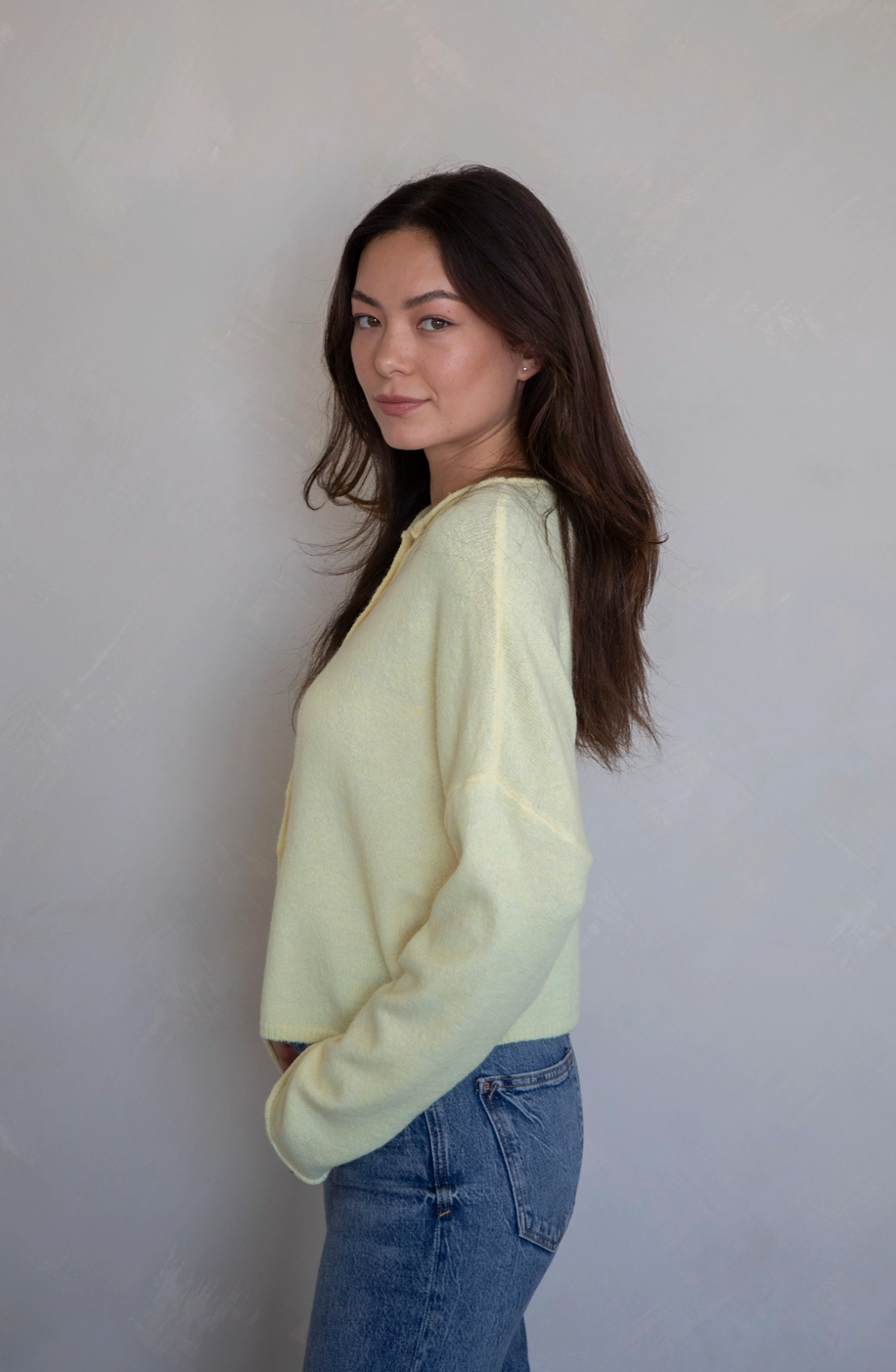 Butter Yellow Piper Cardigan